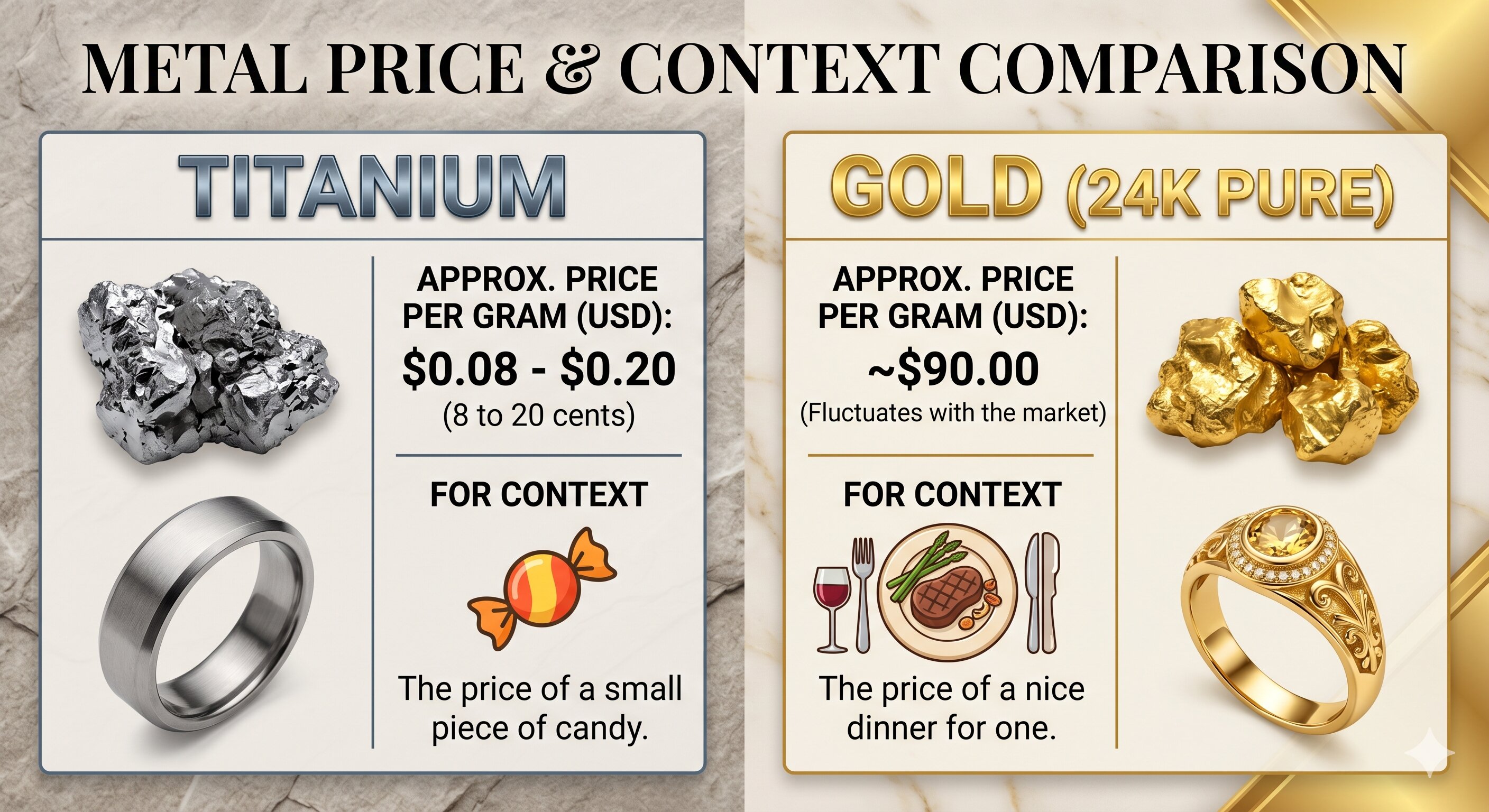 metal price context comparison